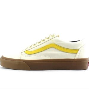 Vans Cream and Yellow Sneakers